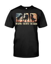 dad the legend dinosaur Classic T-Shirt front