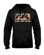 dad the legend dinosaur Hooded Sweatshirt tile