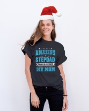 To my amazing Stepdad Classic T-Shirt lifestyle-holiday-crewneck-front-1