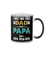 I have two titles Dad and Papa Color Changing Mug thumbnail