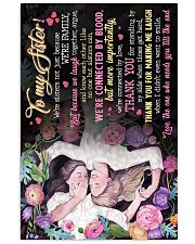 TO MY SISTER - THANK YOU 16x24 Poster front