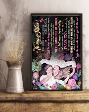 TO MY SISTER - THANK YOU 16x24 Poster lifestyle-poster-3