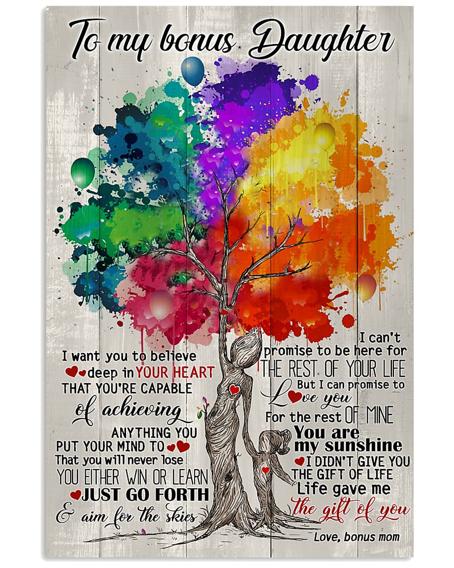 BONUS MOM TO BONUS DAUGHTER 16x24 Poster