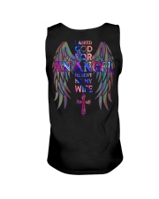 Husband Wife - Cross - I Asked God For An Angel Unisex Tank tile