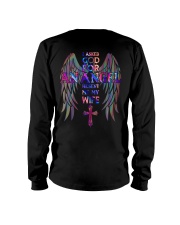 Husband Wife - Cross - I Asked God For An Angel Long Sleeve Tee tile