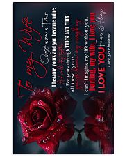 TO MY WIFE 16x24 Poster front