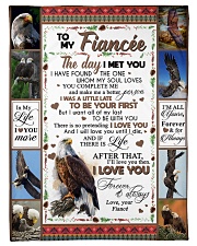 TO MY FIANCE'E Small Fleece Blanket - 30" x 40" front