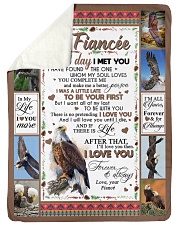 TO MY FIANCE'E Large Sherpa Fleece Blanket - 60" x 80" thumbnail