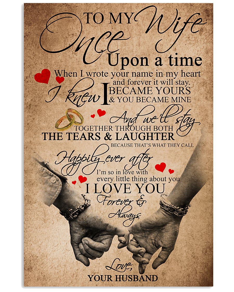 TO MY WIFE 16x24 Poster