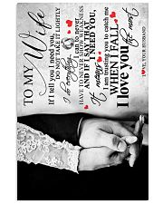 TO MY WIFE 16x24 Poster front