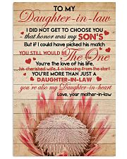 To My Daughter-in-law - Protea - The One - Poster 16x24 Poster front