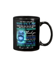 MUG - TO MY SON-IN-LAW - OWL - CIRCUS Mug front