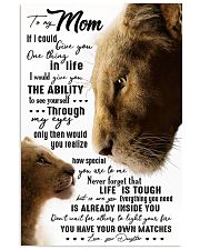 TO MY MOM - LION - IF I COULD 16x24 Poster front