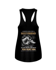 I asked God for a best friend Ladies Flowy Tank thumbnail