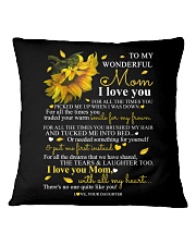DAUGHTER TO MOM Square Pillowcase thumbnail