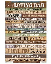 DAUGHTER TO DAD 16x24 Poster front