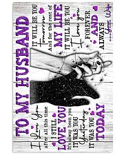 To My Husband - Poster 16x24 Poster front