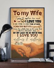 TO MY WIFE - HAND IN HAND - I LOVE YOU 16x24 Poster lifestyle-poster-2