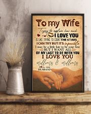 TO MY WIFE - HAND IN HAND - I LOVE YOU 16x24 Poster lifestyle-poster-3