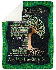 To My Mother-in-law - Tree - Fleece Blanket Sherpa Fleece Blanket tile