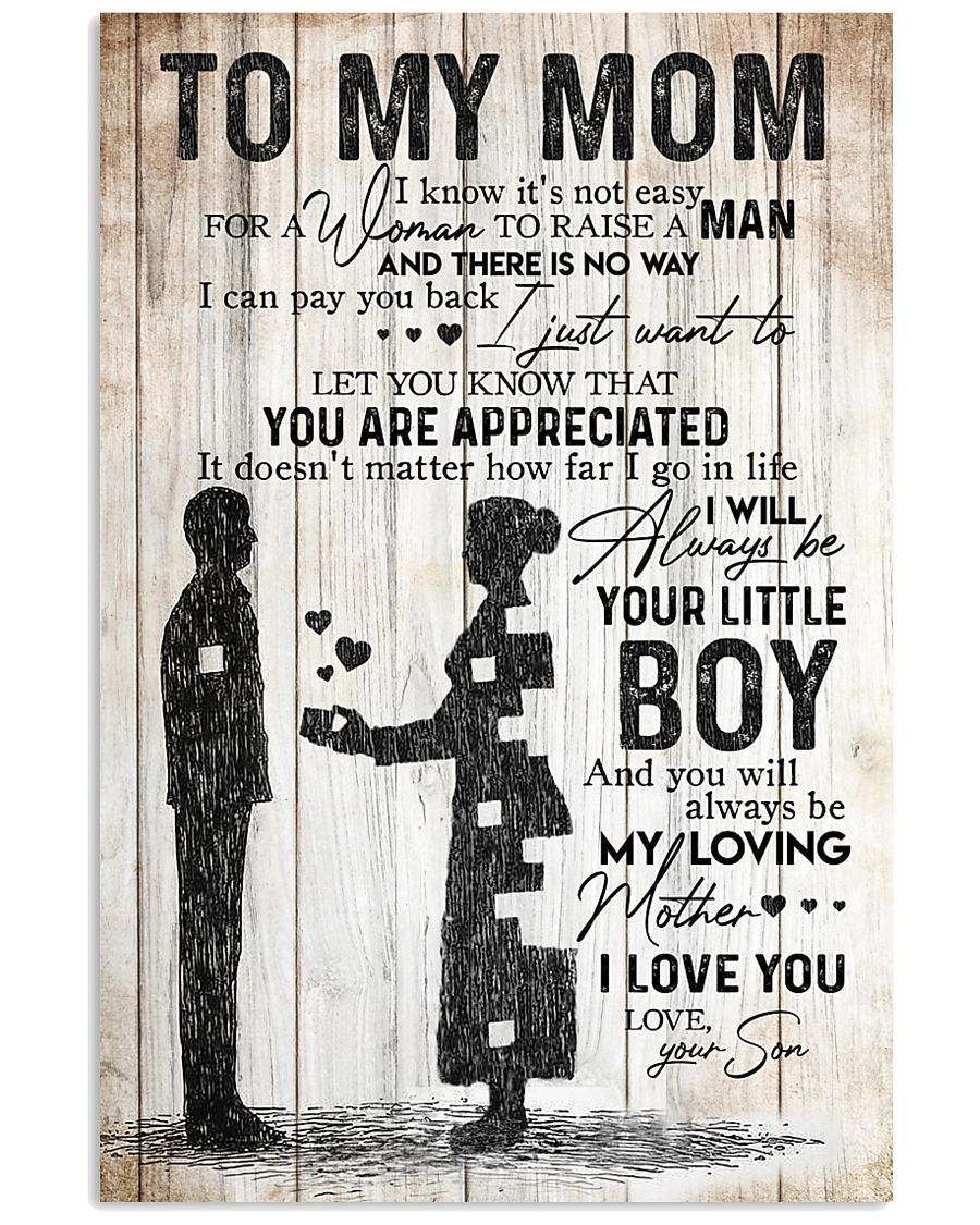 SON TO MOM 16x24 Poster