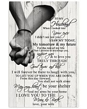 TO MY HUSBAND 16x24 Poster front