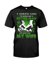 HUSBAND - HUSBAND T-SHIRT - PATRICK'S DAY Classic T-Shirt front