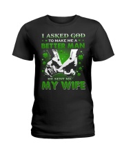 HUSBAND - HUSBAND T-SHIRT - PATRICK'S DAY Ladies T-Shirt thumbnail