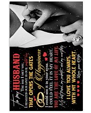 TO MY HUSBAND - COUPLE - I LOVE YOU 16x24 Poster front