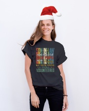 Son-in-law - Vintage - You Volunteered - T-Shirt Classic T-Shirt lifestyle-holiday-crewneck-front-1