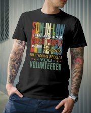 Son-in-law - Vintage - You Volunteered - T-Shirt Classic T-Shirt lifestyle-mens-crewneck-front-6