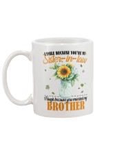 TO MY SISTER IN LAW Mug back