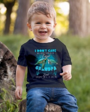 To Grandchild - I Don't Care What Anyone Youth T-Shirt lifestyle-youth-tshirt-front-4