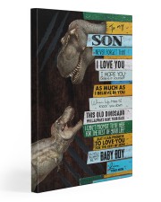 Mom To Son - This Old Dinosaur 20x30 Gallery Wrapped Canvas Prints front