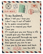 Gifts for Husband - Fleece Blanket Small Fleece Blanket - 30" x 40" front