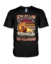 Son-in-law - Lion - You Volunteered - T-Shirt V-Neck T-Shirt tile