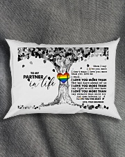 TO MY PARTNER IN LIFE Rectangular Pillowcase aos-pillow-rectangle-front-lifestyle-1