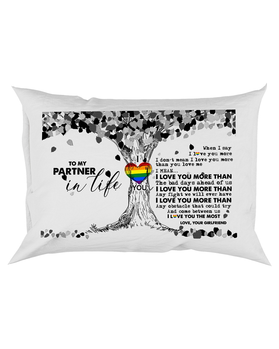 TO MY PARTNER IN LIFE Rectangular Pillowcase