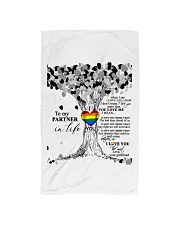 TO MY PARTNER IN LIFE Hand Towel thumbnail