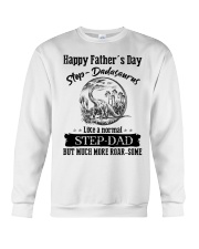T-SHIRT - TO MY BONUS DAD - DADASAURUS Crewneck Sweatshirt tile