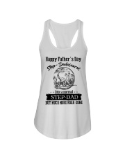 T-SHIRT - TO MY BONUS DAD - DADASAURUS Ladies Flowy Tank tile