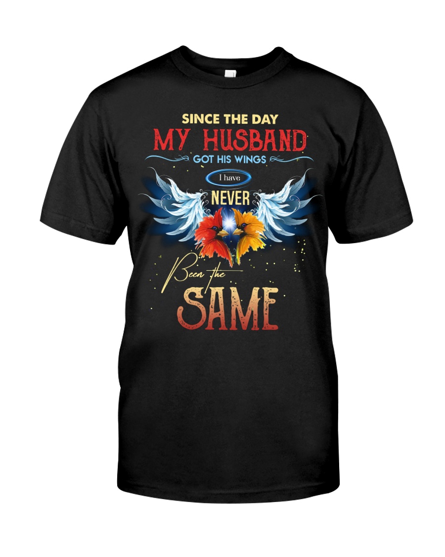 T-SHIRT - MY ANGEL HUSBAND - WINGS - THE SAME Classic T-Shirt