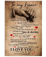TO MY FIANCE 16x24 Poster front