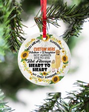 Mom - You Are My Sunshine - Personalized Circle ornament - single (porcelain) aos-circle-ornament-single-porcelain-lifestyles-07