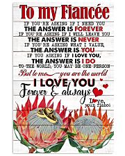 TO MY FIANCE'E 16x24 Poster front