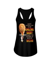 T-SHIRT - TO MY BONUS DAD - LION Ladies Flowy Tank tile