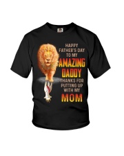 T-SHIRT - TO MY BONUS DAD - LION Youth T-Shirt tile