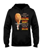 T-SHIRT - TO MY BONUS DAD - LION Hooded Sweatshirt tile