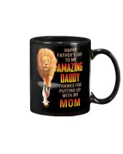 T-SHIRT - TO MY BONUS DAD - LION Mug tile