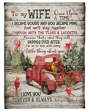 To My Wife - Christmas - Once Upon A Time Fleece Blanket tile